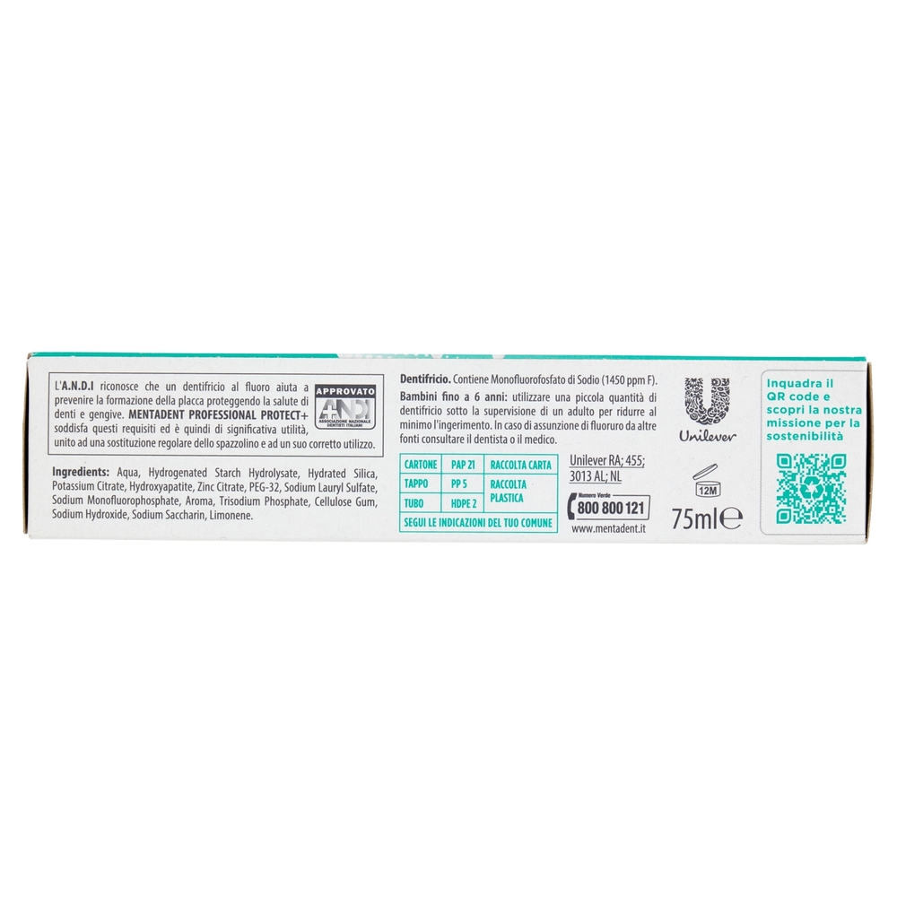 Mentadent Professional Protect+ Carie 75 ml
